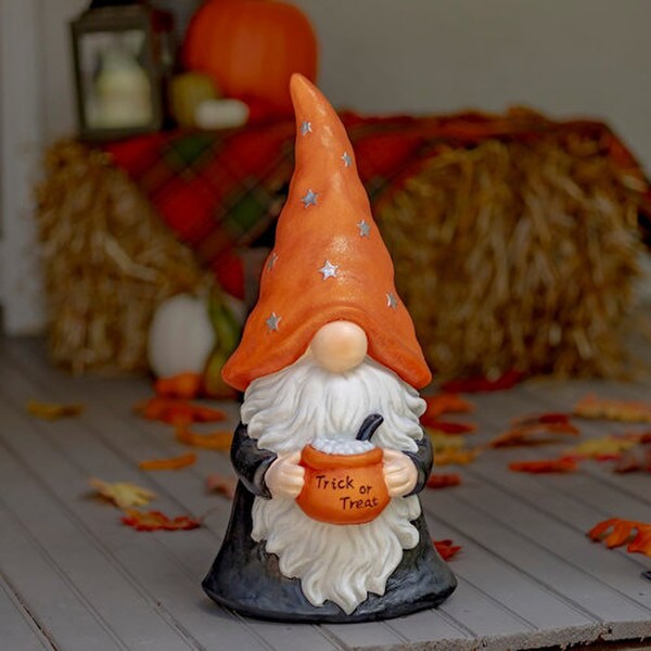 Halloween Garden Gnomes Set of Six Statues